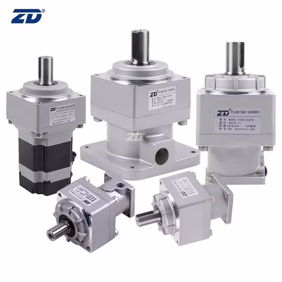 ZD Low Backlash High Torque Schrägverzahnung Planetengetriebe Drehzahlminderer für Servomotor